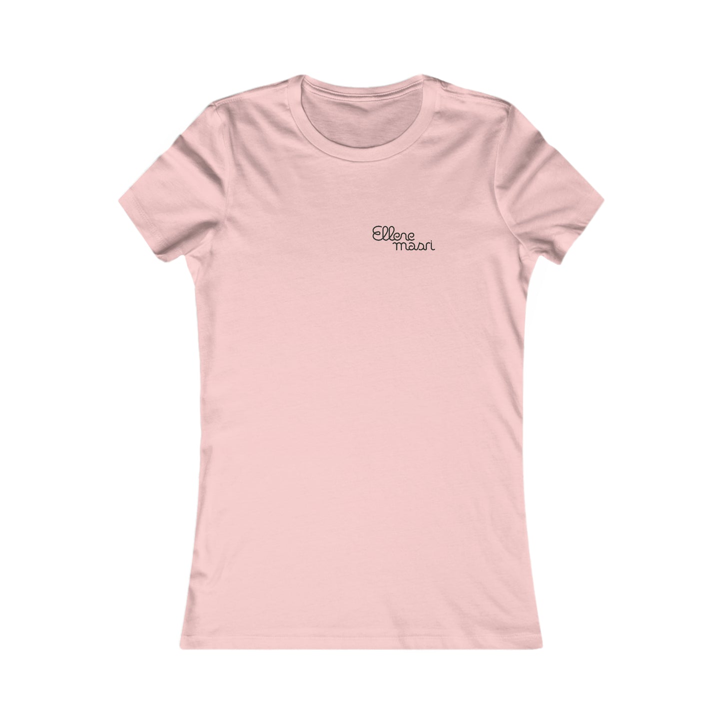 Women's Favorite Tee Black logo heart (USA/CANADA)