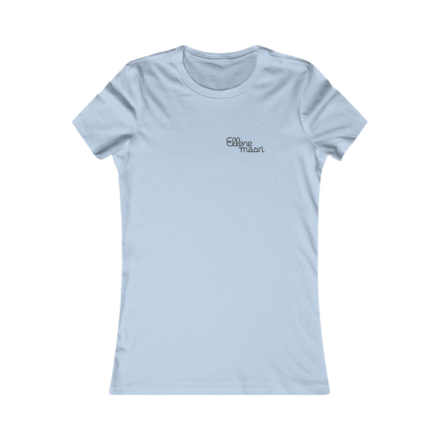 Women's Favorite Tee Black logo heart (USA/CANADA)